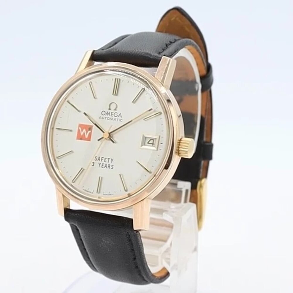 Vintage Omega 166.0202 Walker Logo Dial Men's Automatic Wristwatch 1010 Swiss